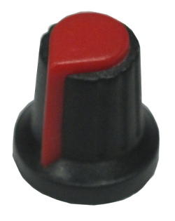 Budget Potentiometer Knob Red