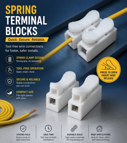 Modal Additional Images for 10 x 2-way Spring Terminal Blocks