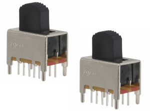 2 x 4PDT PCB Slide Switches - Click Image to Close