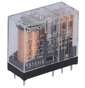 6Vdc DPDT Mains Power Relay Omron G2R-2-6DC