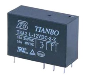 12V TRA2 Tianbo Relay SPDT - Click Image to Close