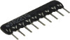 220R SIL Network - 8 commoned resistors
