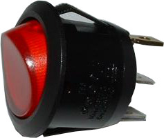 Illuminated SPST Rocker Switch - Click Image to Close