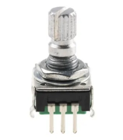 Rotary Encoder - 24 step with Switch Knurled 15mm - Click Image to Close