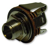 6.35mm Stereo Open Jack Socket - Click Image to Close