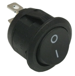 Budget 2 Position SPST round rocker switch