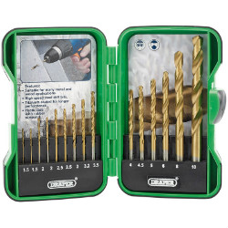 Draper 15pc HSS Metric Drill Set - Click Image to Close